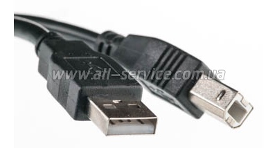  PowerPlant USB 2.0 AM  BM, 5, One ferrite (KD00AS1227)