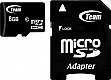   8GB TEAM GROUP Class 10 microSDHC + SD  (TUSDH8GCL1003)