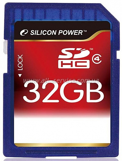   SILICON POWER SDHC 32GB Class 4 (SP032GBSDH004V10)