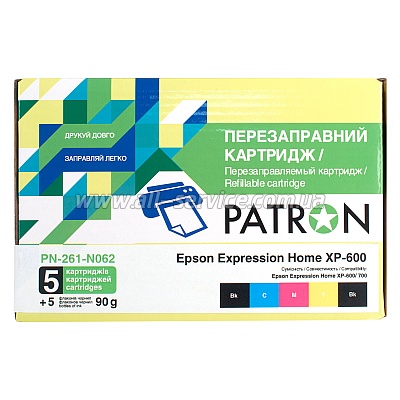    EPSON Expression Home XP-600 (PN-261-062) PATRON