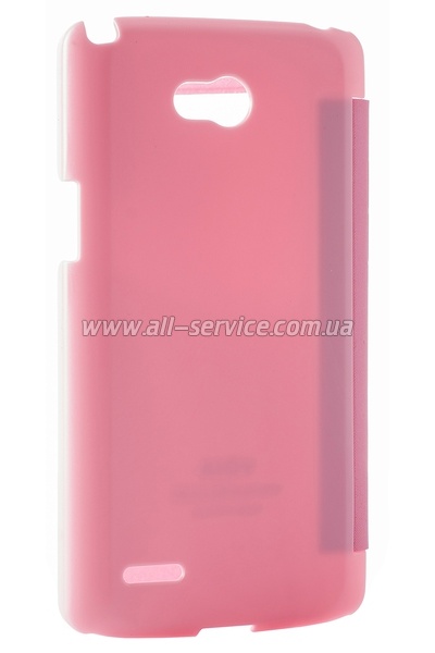  VOIA LG Optimus L80 Dual (D380) - Flip Case (Pink)