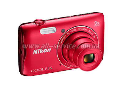   NIKON Coolpix A300 red (VNA963E1)