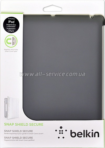  Belkin iPad 3Gen Snap Shield Secure (Smoke/ ) (F8N745cwC00)
