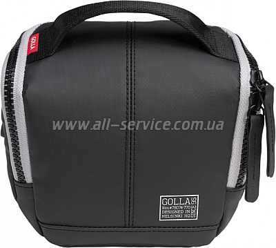 C  / Golla CAM BAG S G1361 Barry PVC/polyester black) (G1361)