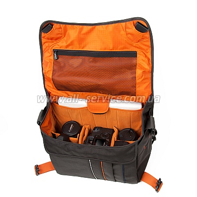     15" Crumpler Jackpack 9000 (grey black / orange) (JP9000-005)