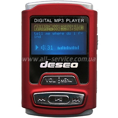 MP3  TakeMS Deseo 8Gb red (TMS8GMP3-DESEO2-R)