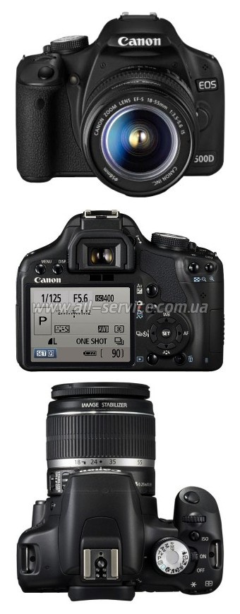   Canon EOS 500D +  18-55mm DC + 75-300mm (3820B164)