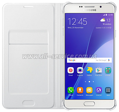  Samsung Flip Wallet EF-WA710PWEGRU White  Galaxy A7/2016