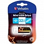  32Gb VERBATIM USB Drive STORE'NGO MINI NEON ORANGE (49388)