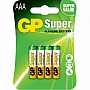  GP AAA LR3 Super Alcaline * 4 (24A-U4 / GP24A-2UE4)