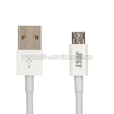  JUST Simple Micro USB Cable White 1M (MCR-SMP10-WHT)