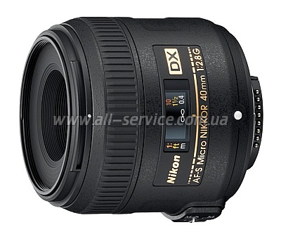  Nikon 40mm f/2.8G ED AF-S DX Micro NIKKOR (JAA638DA)