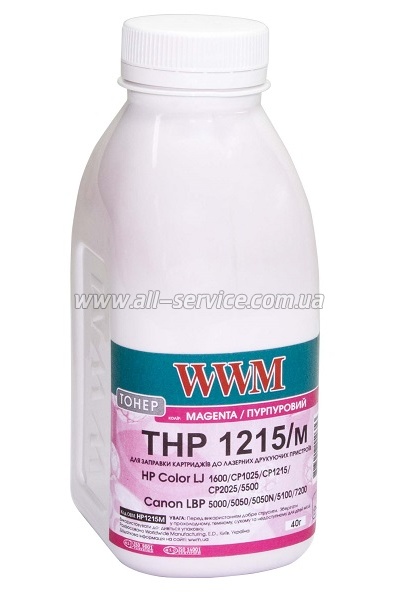  WWM HP CLJ CP1215/ CP1515/ CM1312 Magenta 40/  (HP1215M)