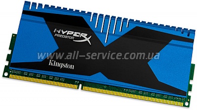  2x4Gb KINGSTON HyperX OC KIT DDR3, 1866Mhz CL10 Predator Ser (KHX18C10T2K2/8)