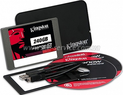 SSD  2,5" Kingston V300 240GB Notebook Bundle Kit (SV300S3N7A/240G)