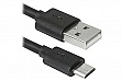  DEFENDER USB08-03BH USB(AM)-MicroBM black 1m (87476)