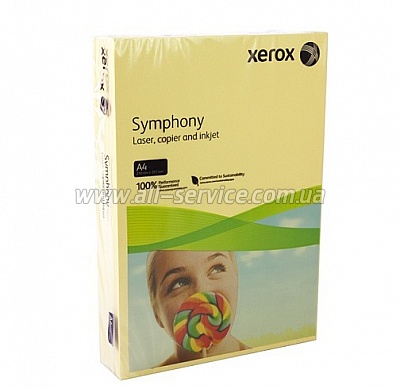  Xerox SYMPHONY Pastel Yellow (80) A4 500. (003R93975)