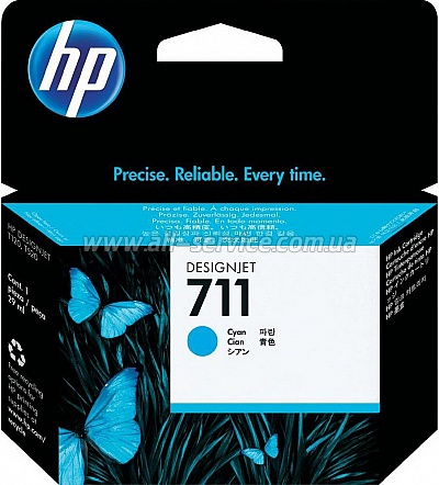  HP 711 DesignJet 120/ 520 Cyan 3-Pack (CZ134A)