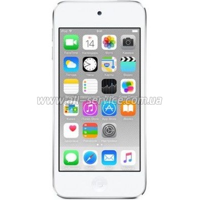 MP3/MPEG4  Apple A1574 iPod Touch 16GB White Silver (MKH42RP/A)