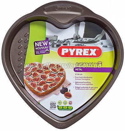    Pyrex Heart Cake AS26HA0