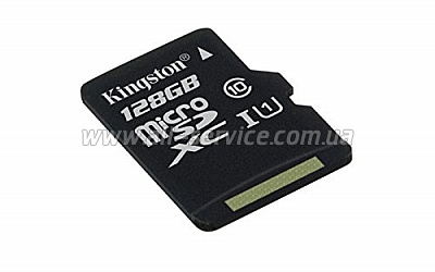   128GB Kingston microSDXC Class 10 (SDC10G2/128GBSP)