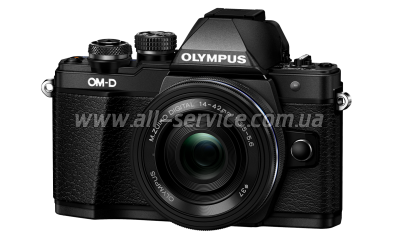   OLYMPUS E-M10 mark II Pancake Zoom 14-42 Kit black/black (V207052BE000)