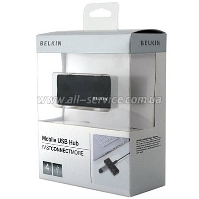  Belkin USB Mobile Hub Black (F5U404cwBLK)