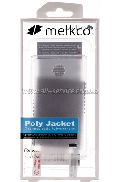  MELKCO Nokia X/X+ Poly Jacket TPU Transparent