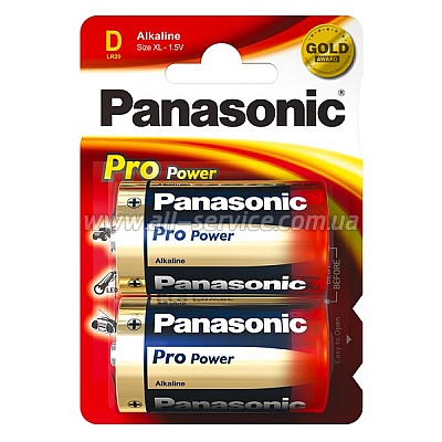  Panasonic PRO POWER D BLI 2 ALKALINE   1 .(LR20XEG/2BP)