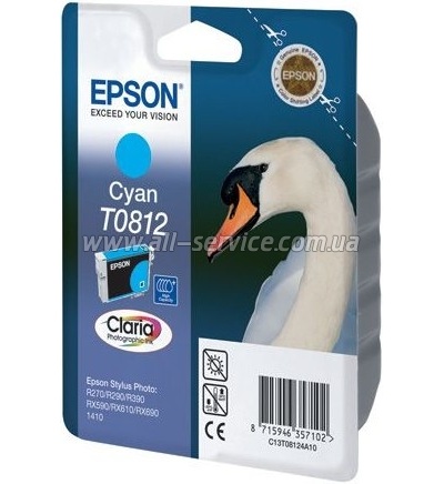  Epson StPhoto R270/ R290/ R390/ RX590/ RX610/ RX690/ 1410 cyan, 11 (C13T11124A10)