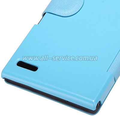  NILLKIN Huawei Ascend P6 - Fresh Series Leather Case (Blue)