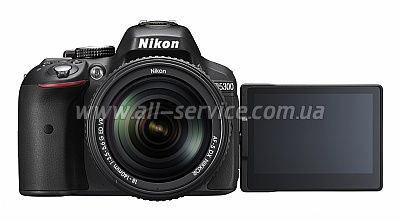   Nikon D5300 + 18-140mm black (VBA370KV02)