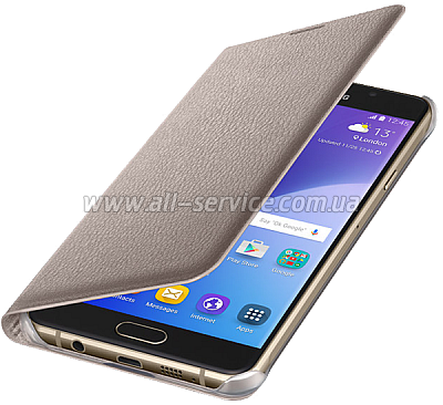  Samsung Flip Wallet EF-WA710PFEGRU Gold  Galaxy A7/2016