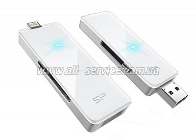  32GB SILICON POWER xDrive Z30, USB 3.0/ Lightning,  (SP032GBLU3Z30V1W)