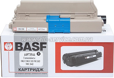  BASF OKI C301/ C321/ MC332/ MC342  44973544 Black (BASF-KT-44973544)