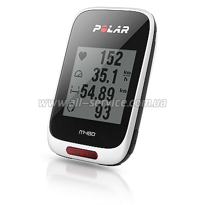 - POLAR M450 + GPS&Barometer for Android/iOS White (90055538)