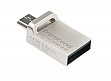  64GB Transcend JetFlash OTG 880 Metal Silver (TS64GJF880S)