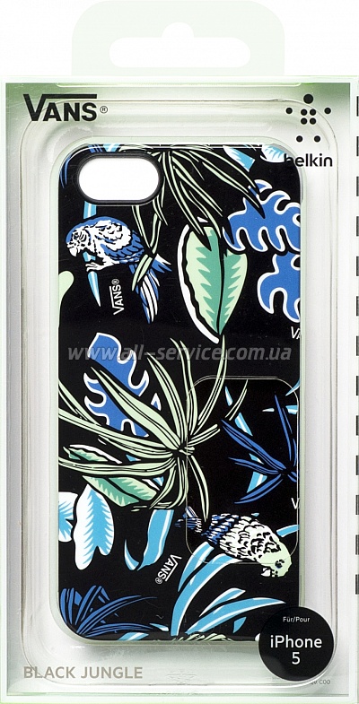  iPhone 5/5s Belkin VANS Black Jungle (F8W313vfC00)