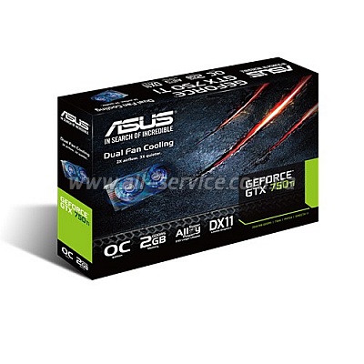  ASUS 2Gb DDR5 Bit GTX750TI-OC-2GD5 PCI-E