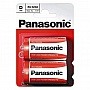  Panasonic RED ZINK R20 BLI 2 ZINK-CARBON (R20REL/2BPR)