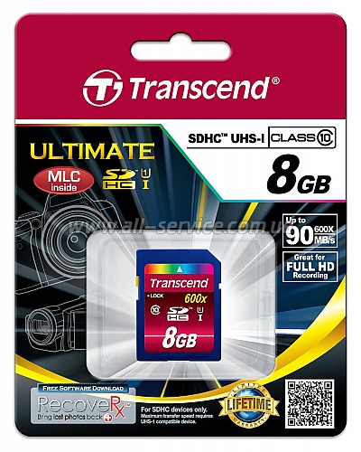   8GB Transcend SDHC Class 10 (TS8GSDHC10)