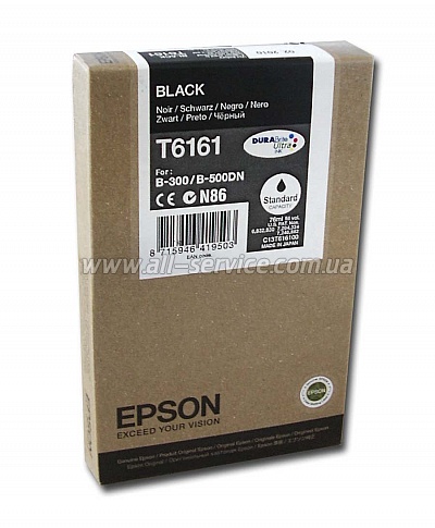  Epson B300/ B500DN black (C13T616100)