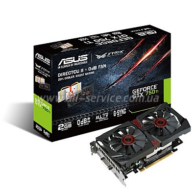  ASUS GeForce GTX750TI 2GB DDR5 STRIX (STRIX-GTX750TI-2GD5)