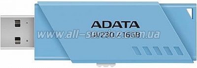  16GB ADATA USB 3.1 UV230 Blue (AUV230-16G-RBL)