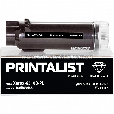 - PRINTALIST Xerox Phaser 6510N/ WC 6515N  106R03488 Black (Xerox-6510B-PL)