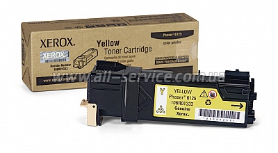 Тонер картридж Xerox PH6125 Yellow (106R01337) Тонер картридж Xerox PH6125 Yellow (106R01337)