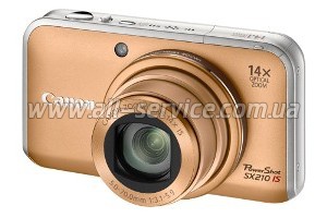   Canon PowerShot SX210 IS Gold (4245B023)