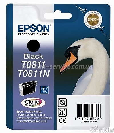  Epson StPhoto R270/ R290/ R390/ RX590/ RX610/ 1410 Black (C13T11114A10)