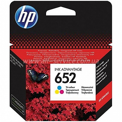  HP 652 DJ Ink Advantage 1115/ 2135/ 3635/ 3835 Color (F6V24AE)