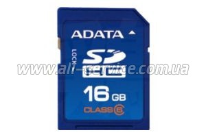   ADATA 16GB SDHC class 6 (ASDH16GCL6-R)